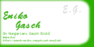 eniko gasch business card